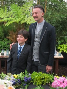Meeting the Queen at Chelsea Flower Show with florist, Simon Lycett